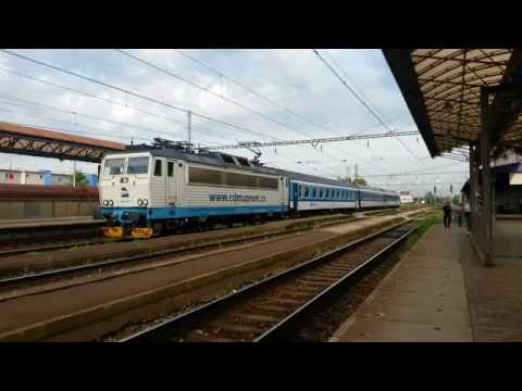ČD 162.011 - Odjezd vlaku R 783 - Lysá nad Labem, 11.7.2016