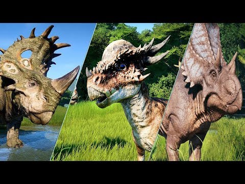 ALL HERBIVORE DINOSAURS - Jurassic World Evolution