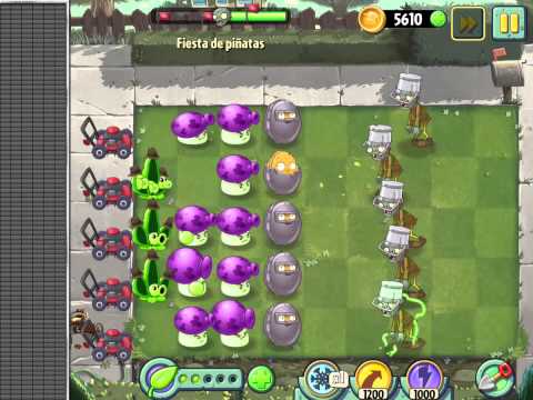 Plantas vs Zombies 2 Fiesta de Piñatas Dia 1 #8