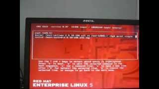 preview picture of video 'Forget Root Password / Reset Root Password in Red Hat Linux'