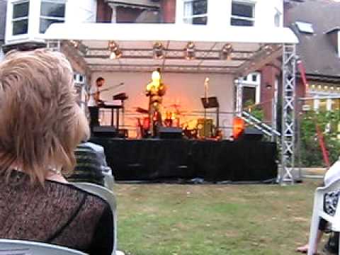 Saxophonist Julian Smith performing 'The Prayer' at Hillcroft, Surbiton