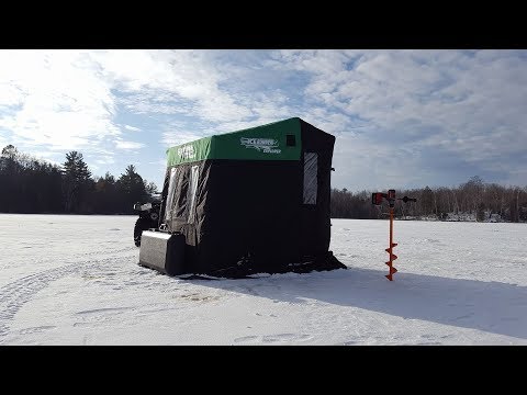 Ice Runner Explorer | BEST VALUE in a SPACIOUS, INSULATED two-person ice fishing shelter!