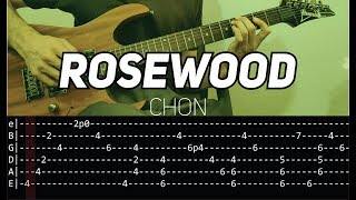 CHON - Rosewood (Guitar lesson with TAB) - FULL SONG