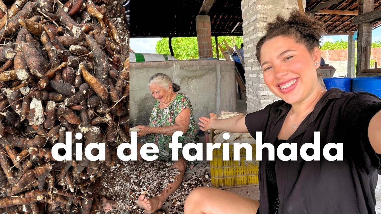 FARINHADA NO SÍTIO | Compramos peixe, mostrando o sítio do meu avô 🏡🌳 #farinhademandioca #vidanaroça