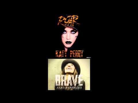 Katy Perry - Roar vs Sara Bareilles - brave  (A Breave Roar)