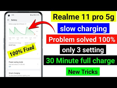 Realme 11 Pro 5G Slow Charging Problem/Realme 11 Pro 5G Fast Charging Setting/Fast charging Trick 🔋