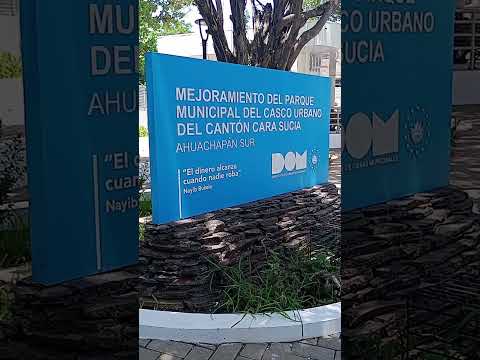 parque de el cantón cara sucia en el distrito de san Francisco Menéndez en Ahuachapán el salvador