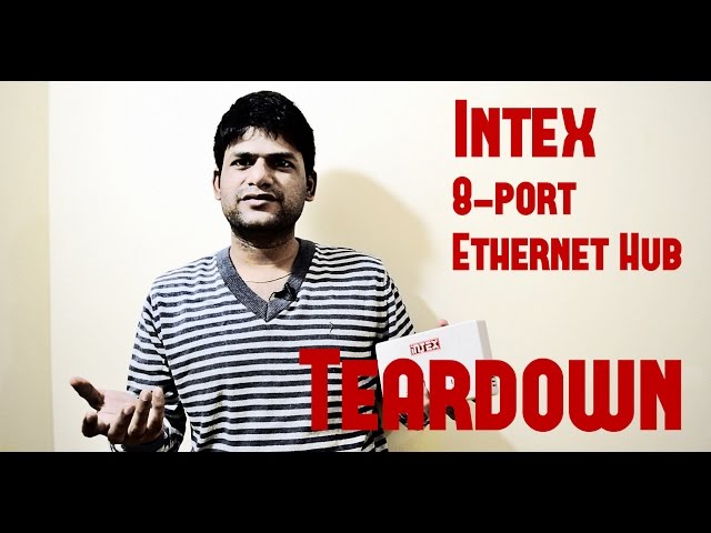Teardown Intex 8-port Ethernet Hub