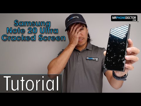 Samsung Galaxy Note 20 Ultra Cracked Screen Repair