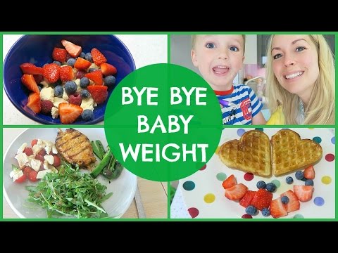 WHAT I EAT IN A DAY TO LOSE BABY WEIGHT