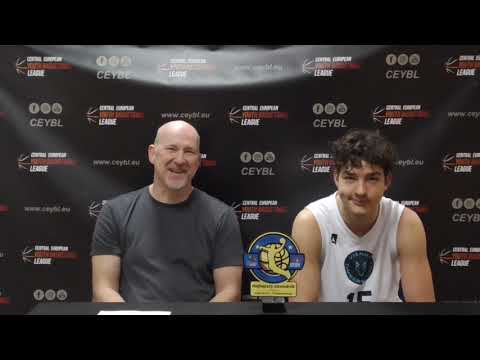 CEYBL U17 - Press conference, 11.12.2022, Vienna D.C. Timberwolves - MŠK Žiar nad Hronom