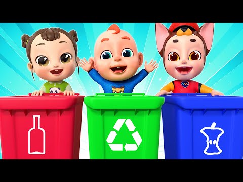 Clean Up Trash Song | More Nursery Rhymes & Rosoo Kids Songs