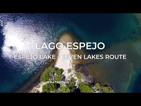 The magic and beauty of Lago Espejo. Route of Seven Lakes.