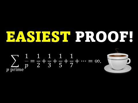 EASIEST proof that the sum of the reciprocals of the primes diverges!