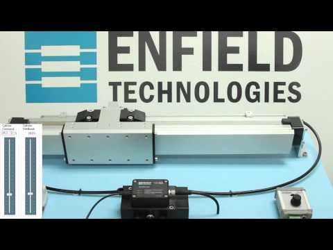 Guided Parker Origa rodless cylinder เคลื่อนที่ด้วย external position feedback