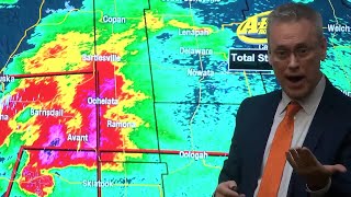 Former KXII meteorologist returns to alma mater to teach students on National Weatherperson’s Day