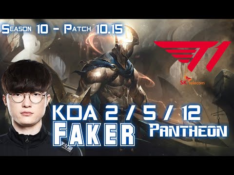 T1 Faker PANTHEON vs BARD Support - Patch 10.15 KR Ranked