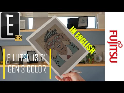 Fujitsu has COLOR 13.3" | Quaderno A4 Gen 3C Review