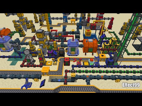 Effect99 - Factory Machinery Add-On | Minecraft PE Bedrock 1.19.71+  | Download Beta 0.1
