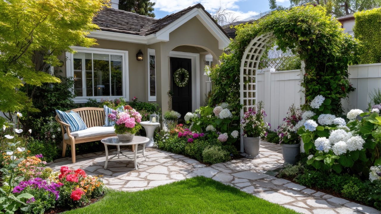Stunning Entryway Transformations: Charming Garden Gates & Arches for Small Front Yards