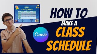 How to Make a Class Schedule || #eslteacher #CreativeCursorTreb
