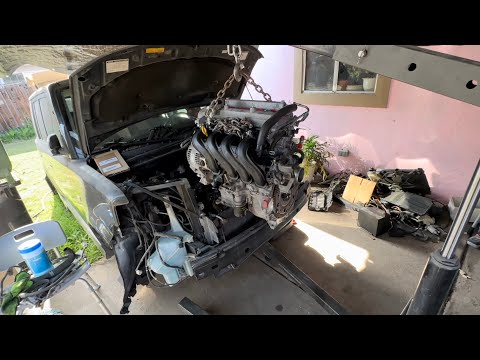 1NZ-FE engine install from a 2016 Yaris into a 2006 Scion xB