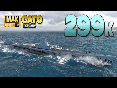 Submarine Gato with great success behind enemy lines - World of Warships
