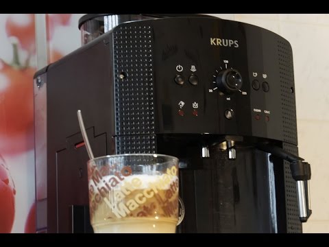 Latte Macchiato  Zubereitung mit Kaffeevollautomat (KRUPS EA 8108) & Reinigung