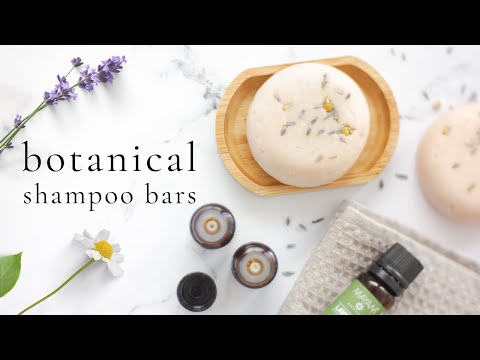 DIY shampoo bars to soothe scalp and condition hair🌼...