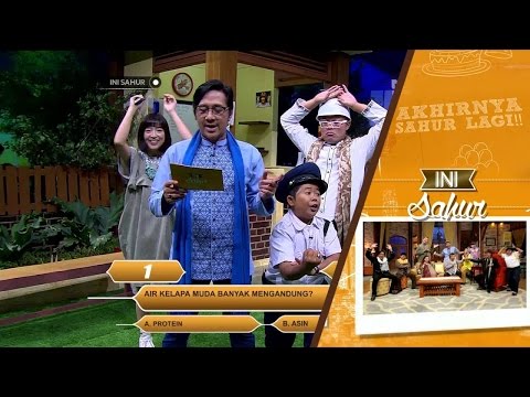 Ini Sahur 20 Juni 2016 Part 3/8 - Audi Marissa dan Kinal JKT48
