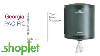 Georgia pacific  center pull paper towel dispenser