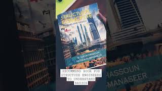 Best recommended book for Structural Engineer. #structuredesign #concretedesign #structurebook