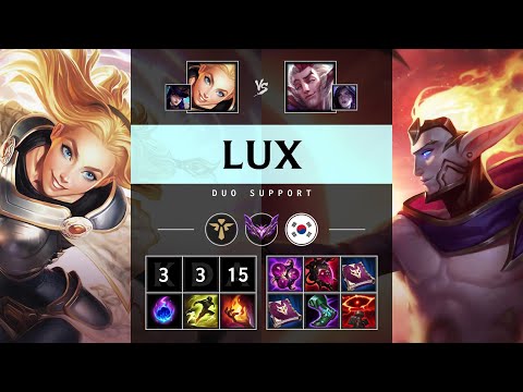 Lux Support vs Rakan - KR Master Patch 25.07
