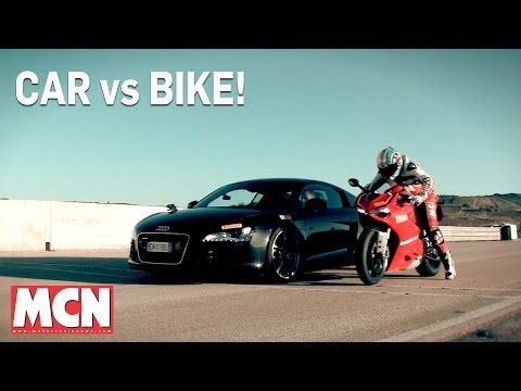 Car (Audi R8) vs Bike (Ducati Panigale 1199R) | Feature | Motorcyclenews.com