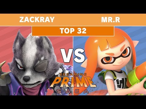 2GG: Prime Saga - GW | Zackray (Wolf) Vs. BC | Mr.R (Inkling) Top 32 - Smash Ultimate
