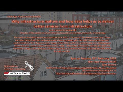 CPC February 22: Why Infrastructure Matters - Dr Jennifer Schooling OBE