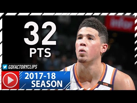 Devin Booker Full Highlights vs Nets (2017.10.31) - 32 Pts, SICK Shooting!
