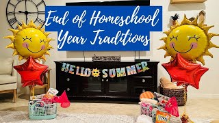 End of Homeschool Year Traditions and Summer Baskets