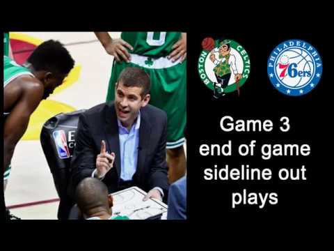 NBA Play-offs 2018: Celtics vs Sixers Game 3-coach Brad Stevens SLOBs