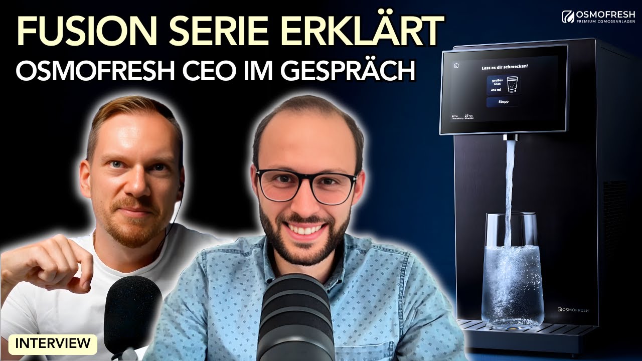 OsmoFresh CEO im Gespräch: Was die Fusion Serie wirklich unterscheidet - Benedikt Keck Longevity Video (51:18)