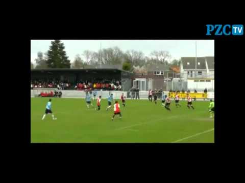 Doelpunt Stefan Quinten (JVOZ C1) tegen sc Feyenoord