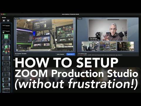 Setting Up Zoom Production Studio (without Frustration!)