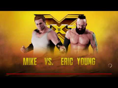 WWE 2K18 - MyCareer - Part 3 - Mike vs Eric Young - PS4 Pro Gameplay