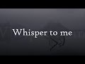 Whisper to Me ~ Warren Barfield (2003)