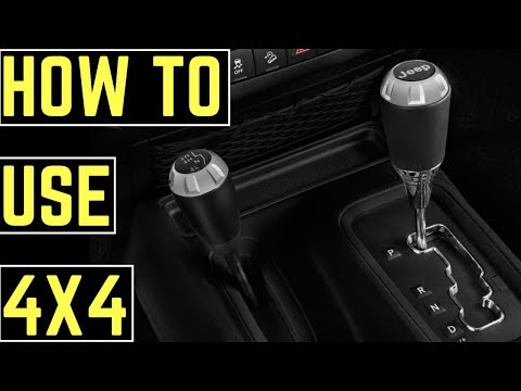 How to Use 4 Wheel Drive on a Jeep Wrangler JK 4x4