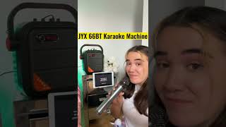Karaoke At Home By JYX Karaoke Machine 66BT, Great Bluetooth Speaker With Wireless Microphones!