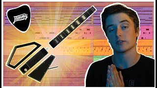 Video thumbnail for making a song with the Jammy G MIDI guitar by xole