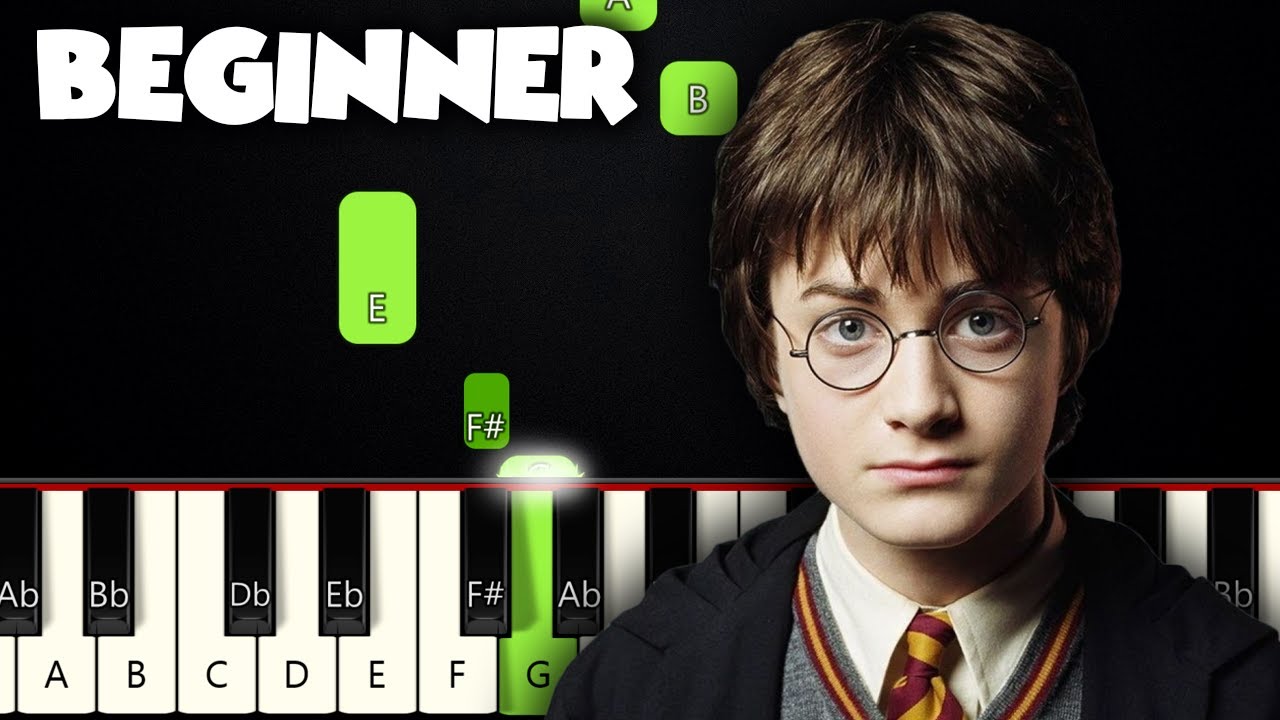Harry Potter Theme | BEGINNER PIANO TUTORIAL + SHEET MUSIC by Betacustic