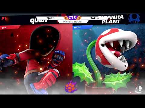 Clocktower Smash 69 - Winners - Quan (Mii Brawler) vs. Tak.io (Piranha Plant) - SSBU