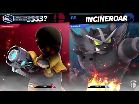 Spooky S@PS Ultimate Singles - Skink?(Mii Gunner) vs Element(Incineroar) Losers R6